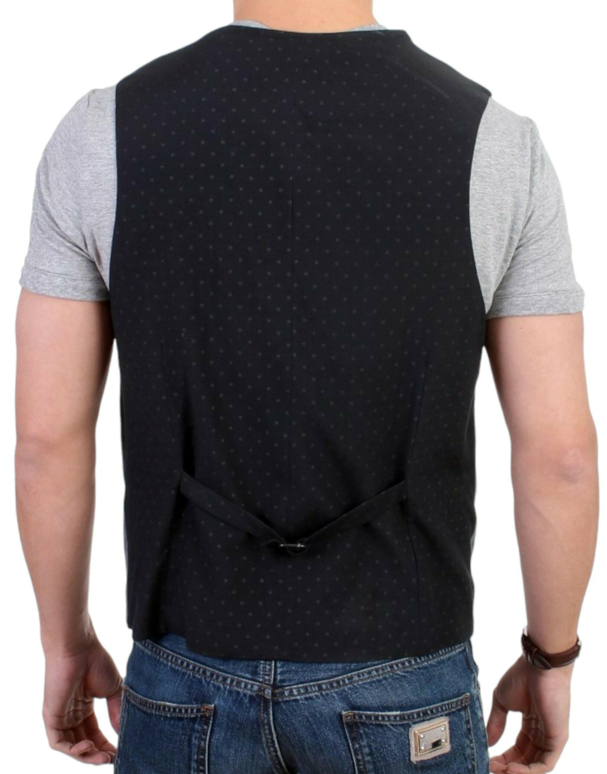 Costume National Gray cotton blend casual vest -  Vests for Men Suits -  Costume National.