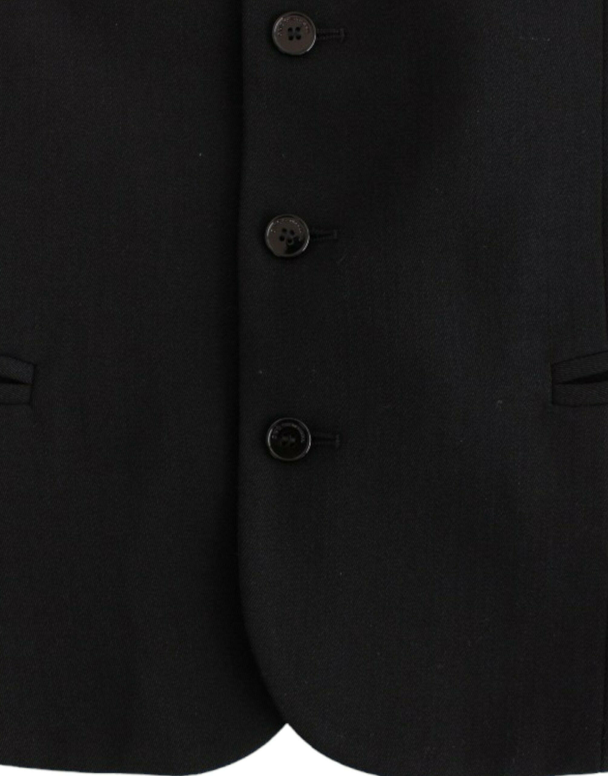 Costume National Black wool blend casual vest -  Vests for Men Suits -  Costume National.