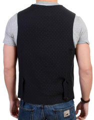Costume National Black wool blend casual vest -  Vests for Men Suits -  Costume National.
