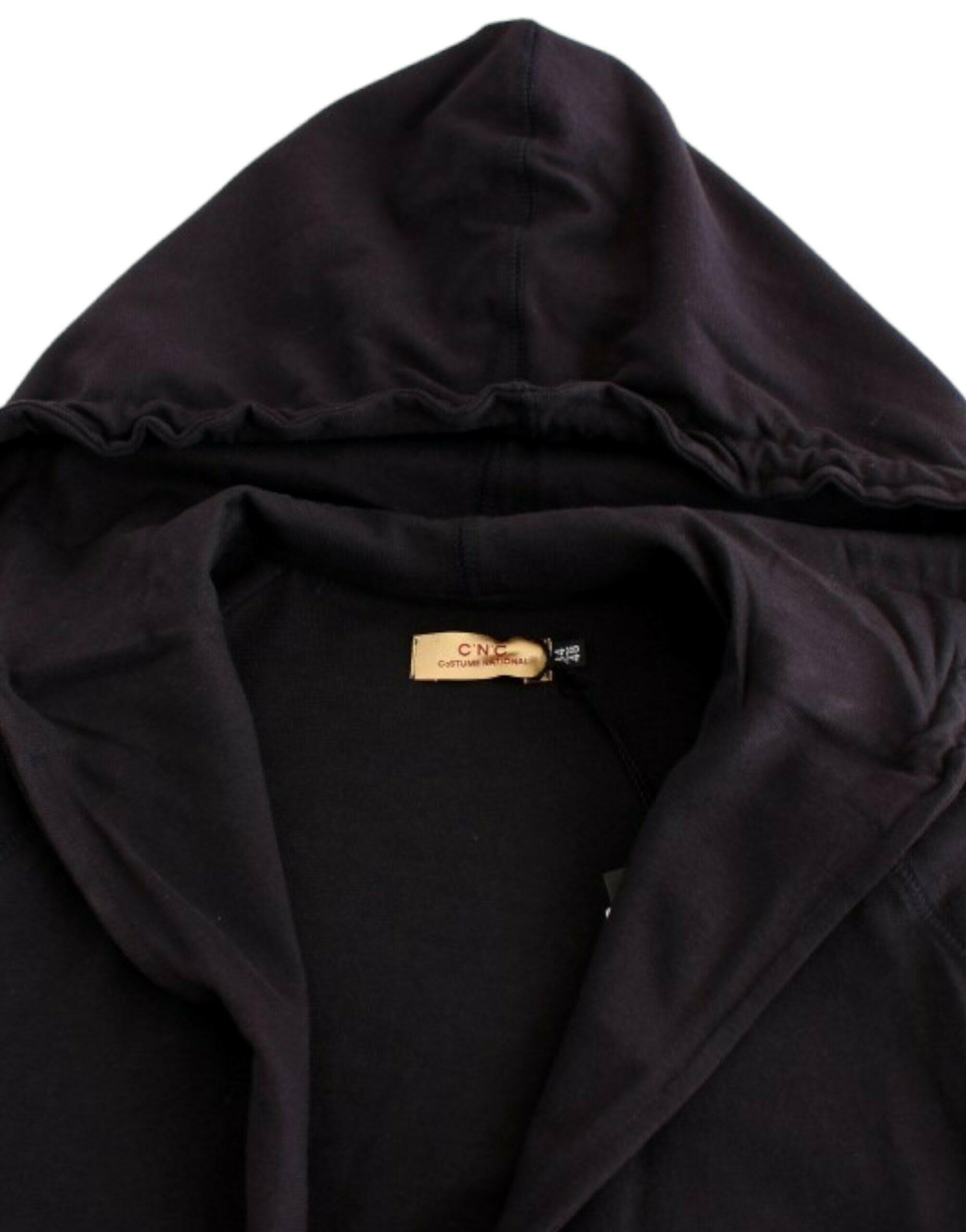 Costume National Blue hooded cotton sweater -   -  Costume National.