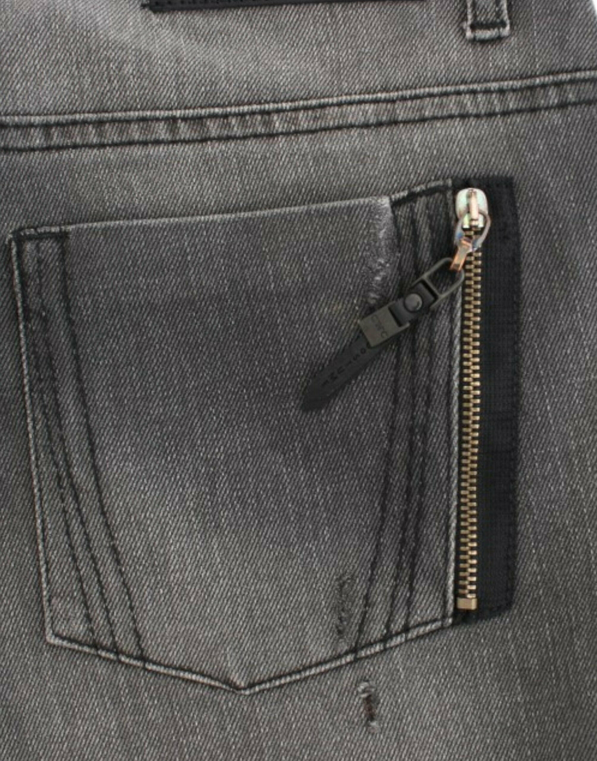Costume National Gray straight leg jeans -   -  Costume National.