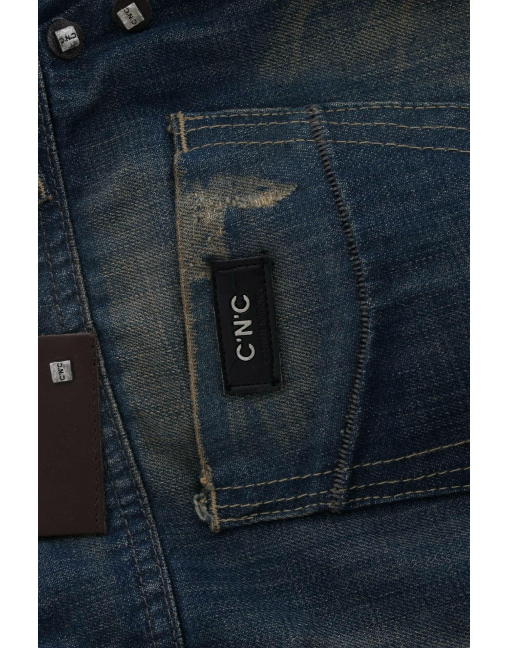 Costume National Blue straight leg jeans -   -  Costume National.
