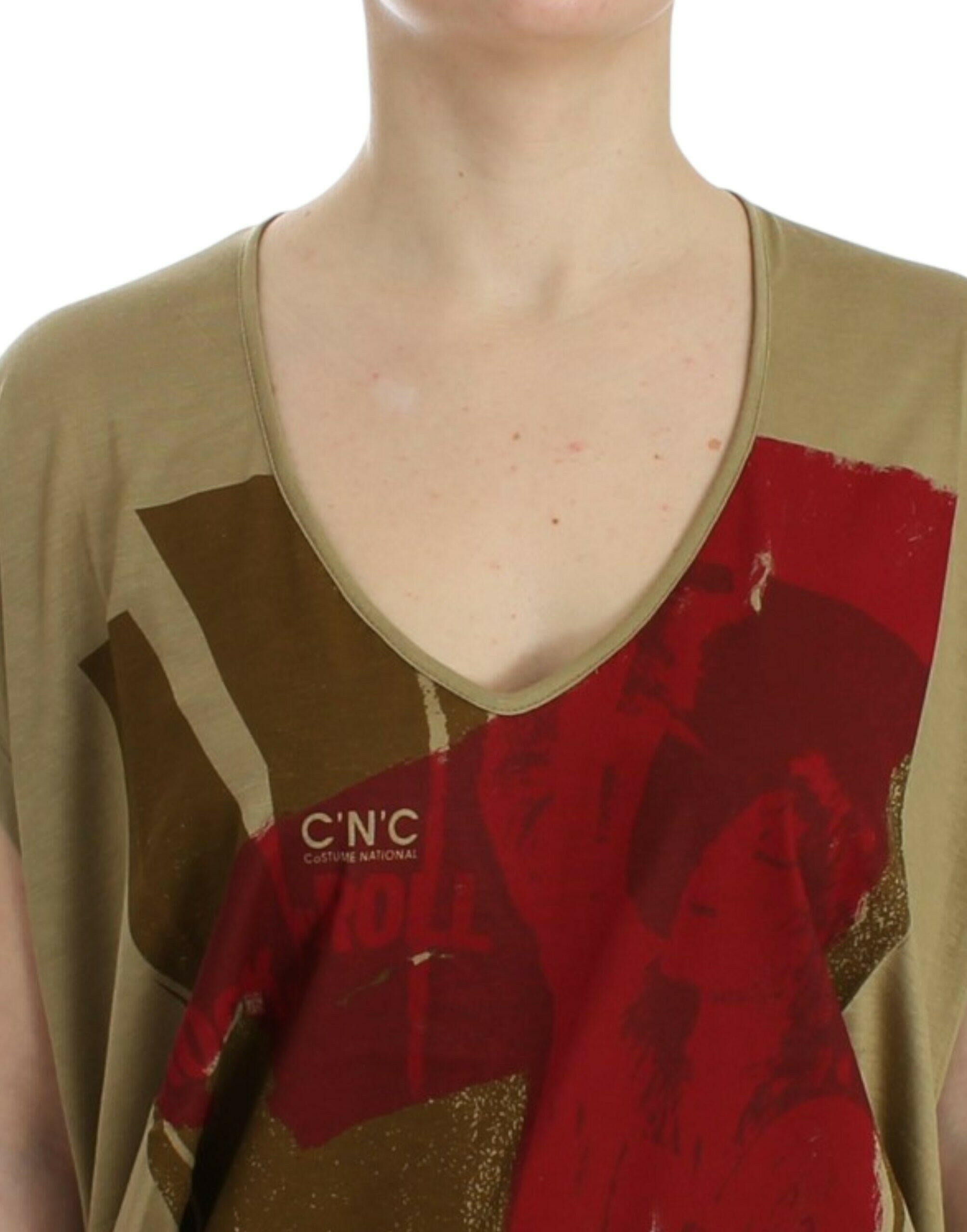 Costume National Green print shortsleeve t-shirt -   -  Costume National.