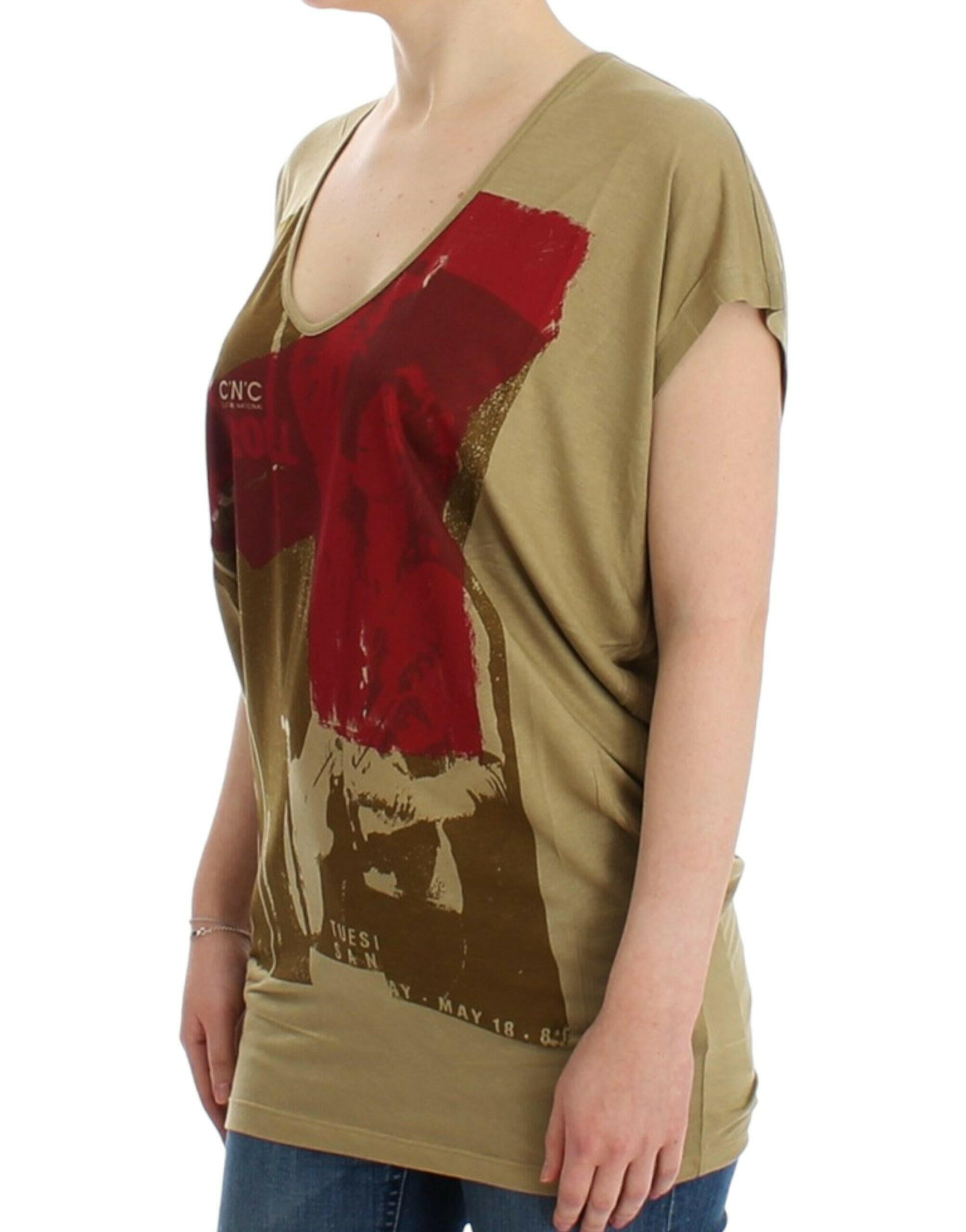 Costume National Green print shortsleeve t-shirt -   -  Costume National.