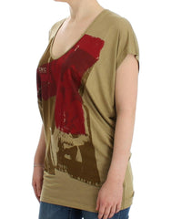 Costume National Green print shortsleeve t-shirt -   -  Costume National.