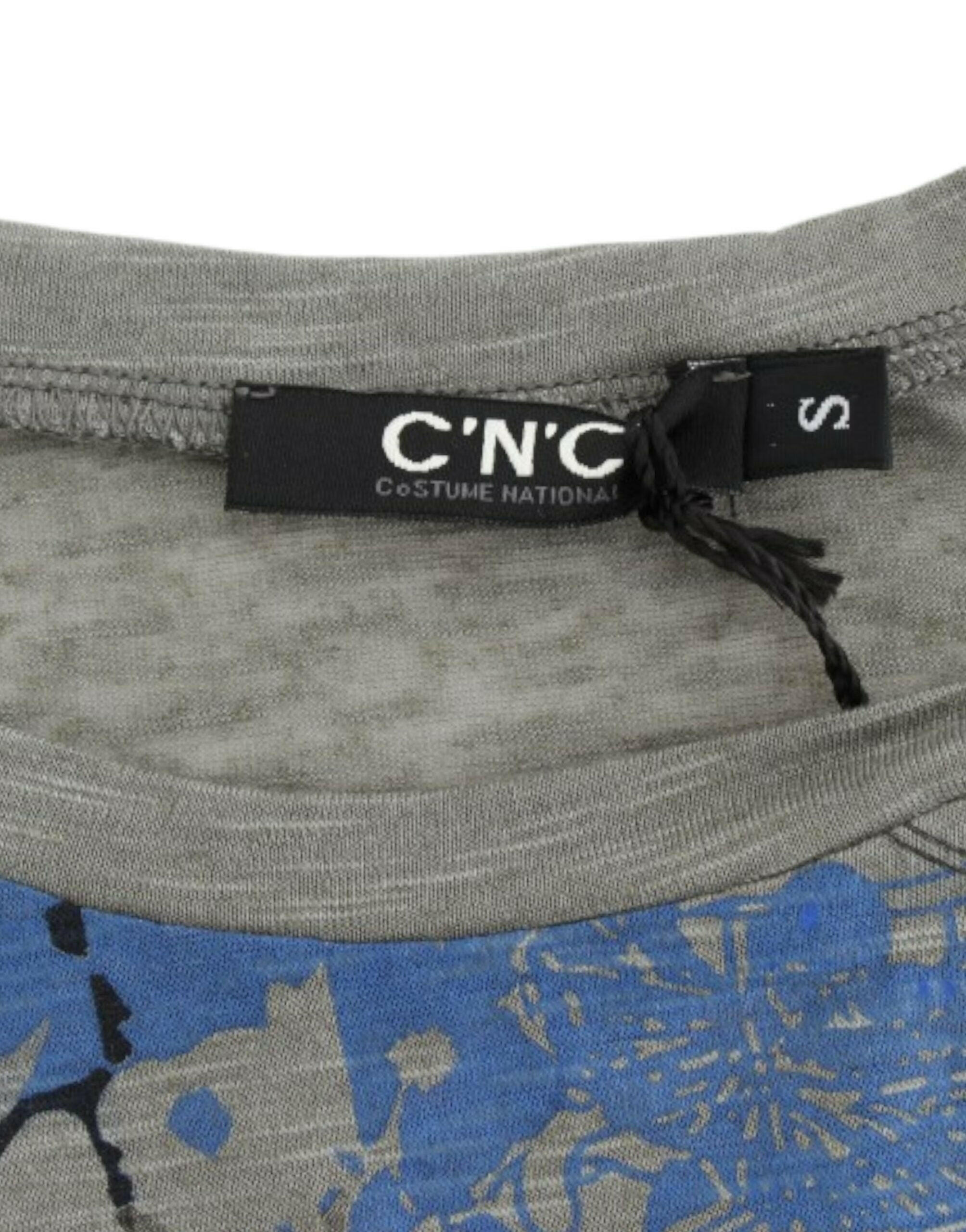 Costume National Gray print sleeveless t-shirt -   -  Costume National.