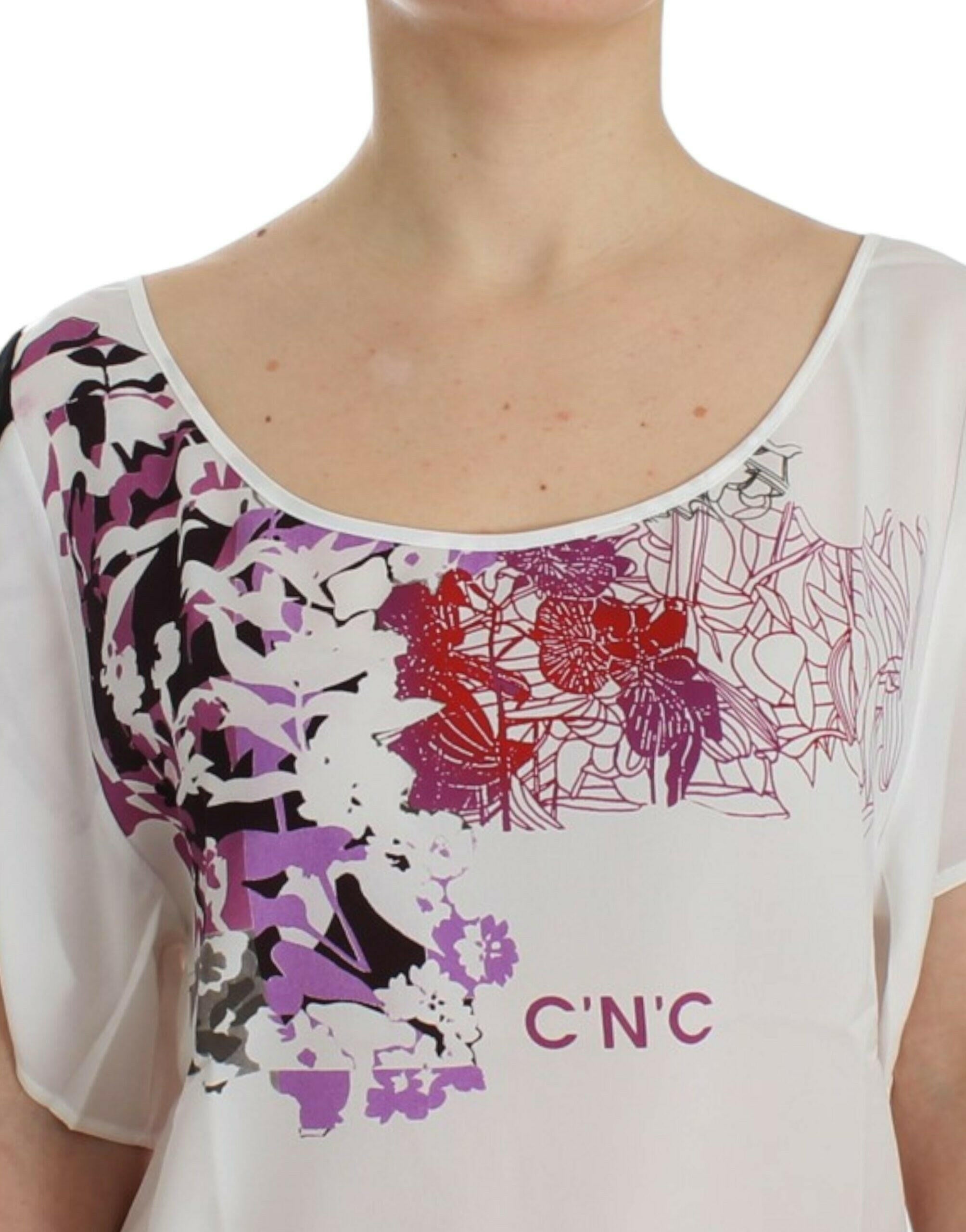 Costume National White motive print blouse -   -  Costume National.