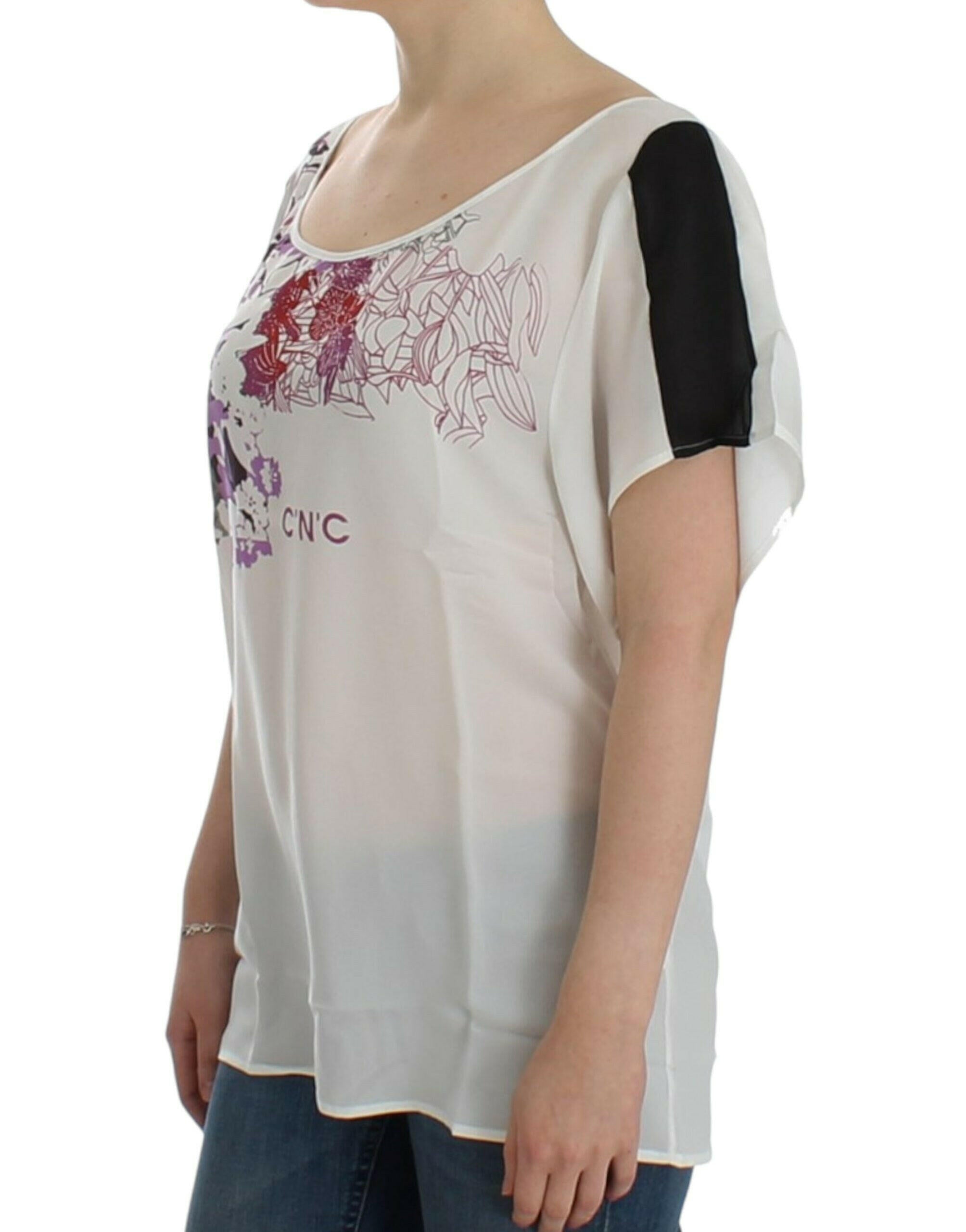 Costume National White motive print blouse -   -  Costume National.