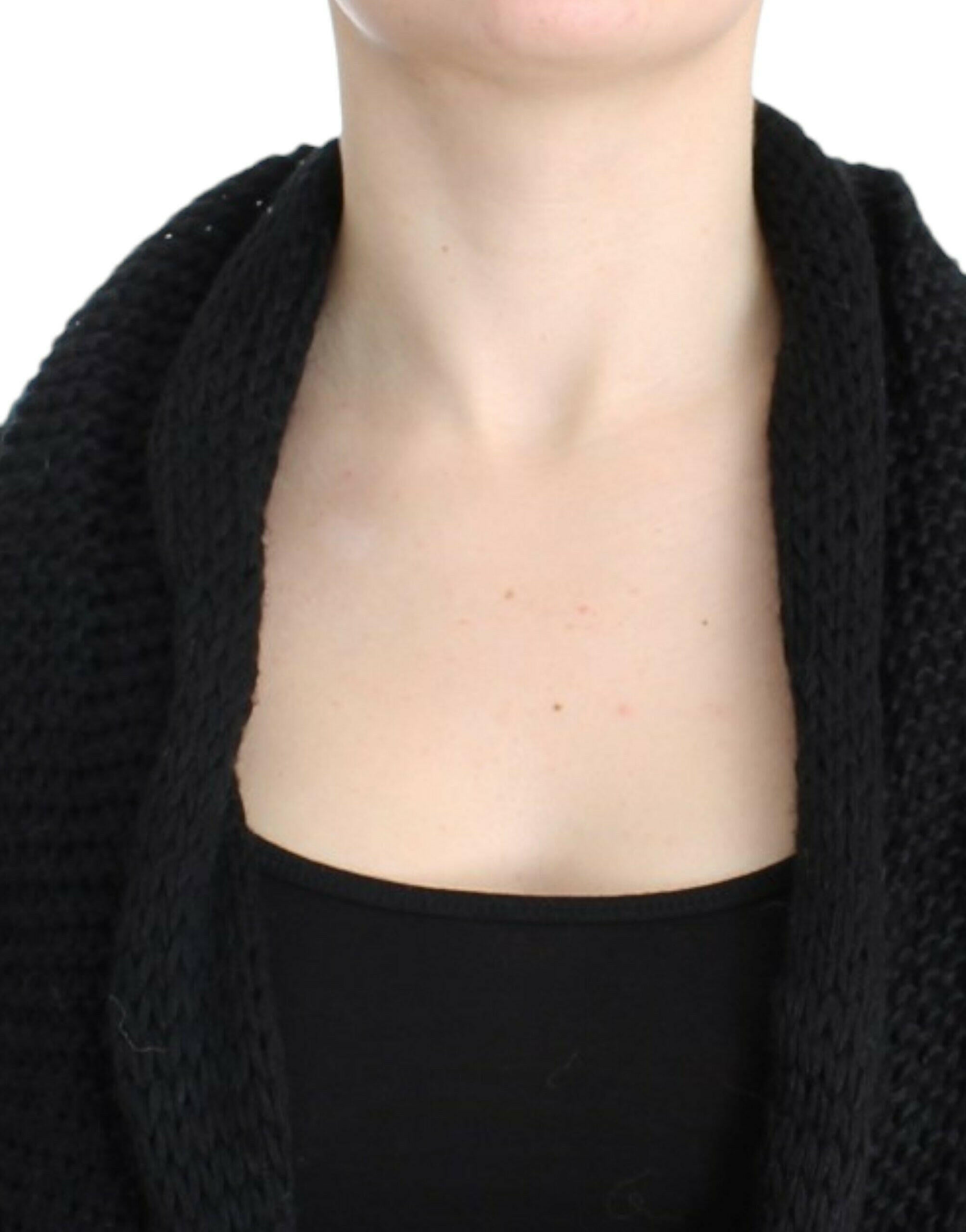 Costume National Black sleeveless knitted cardigan -   -  Costume National.