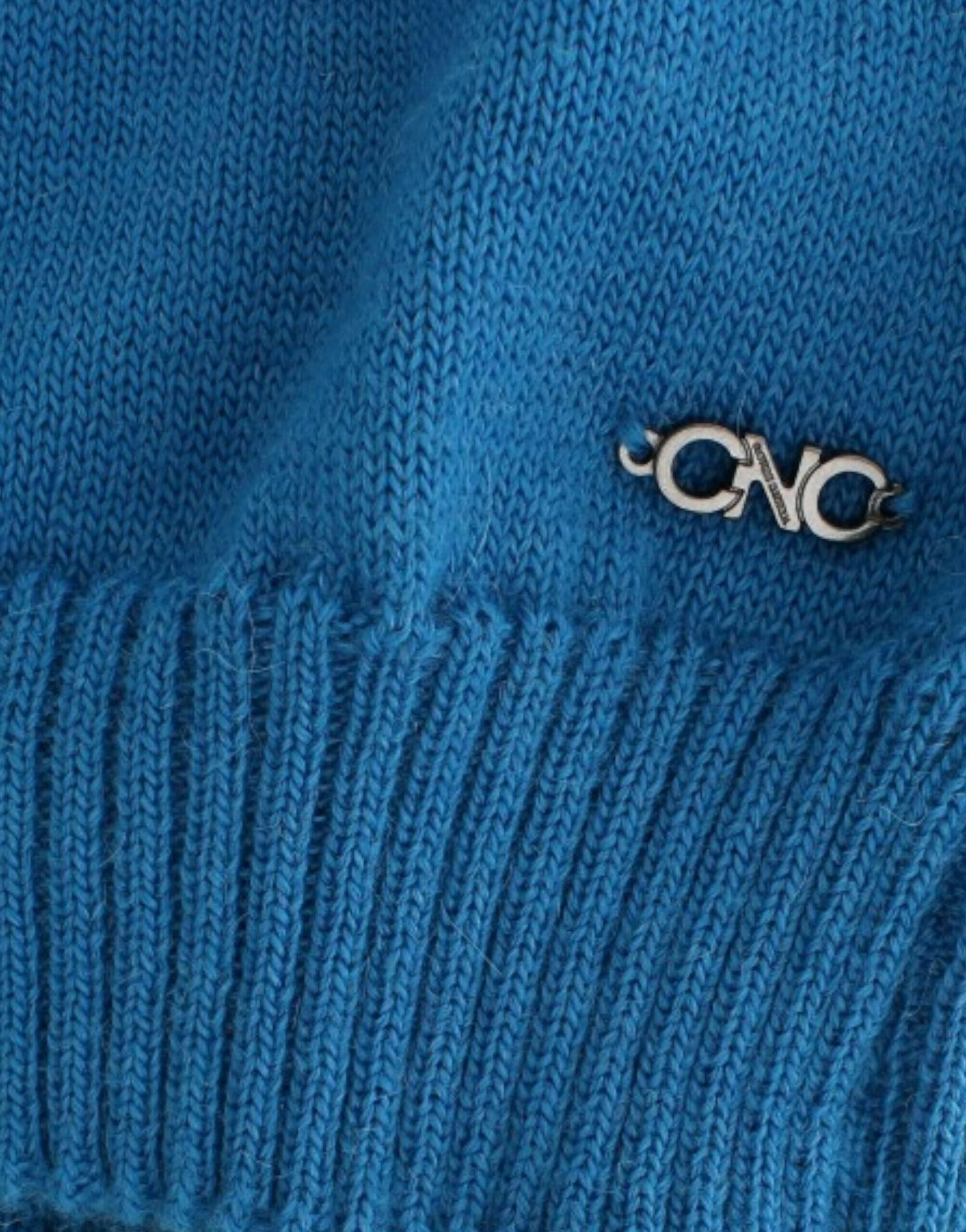 Costume National Blue knitted scoopneck sweater -   -  Costume National.