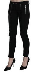 Dolce & Gabbana Black Low Waist Zipper Cropped Skinny Denim Pants -   -  Dolce & Gabbana.