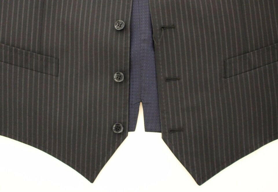 Dolce & Gabbana Gray Stretch Formal Dress Vest Gilet -  Vests for Men Suits -  Dolce & Gabbana.