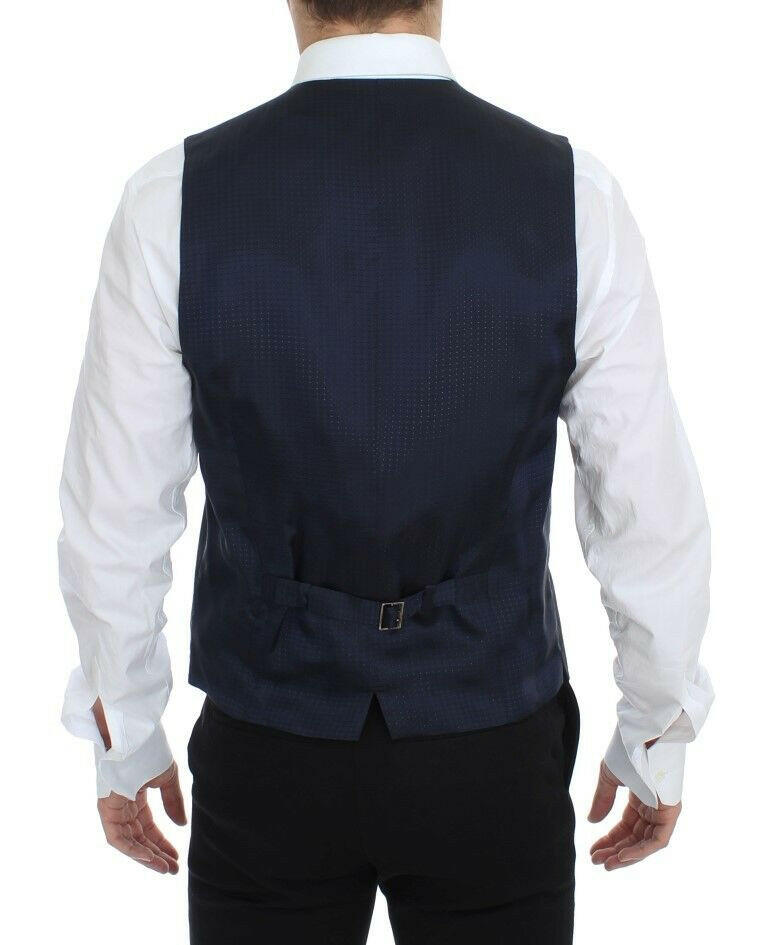 Dolce & Gabbana Gray Stretch Formal Dress Vest Gilet -  Vests for Men Suits -  Dolce & Gabbana.