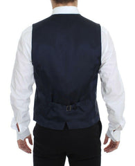 Dolce & Gabbana Gray Stretch Formal Dress Vest Gilet -  Vests for Men Suits -  Dolce & Gabbana.