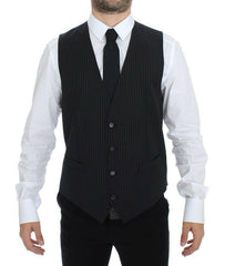 Dolce & Gabbana Gray Stretch Formal Dress Vest Gilet -  Vests for Men Suits -  Dolce & Gabbana.