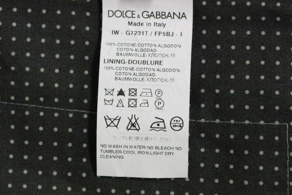Dolce & Gabbana Gray Polka Dot Dress Vest Gilet Weste -  Vests for Men Suits -  Dolce & Gabbana.