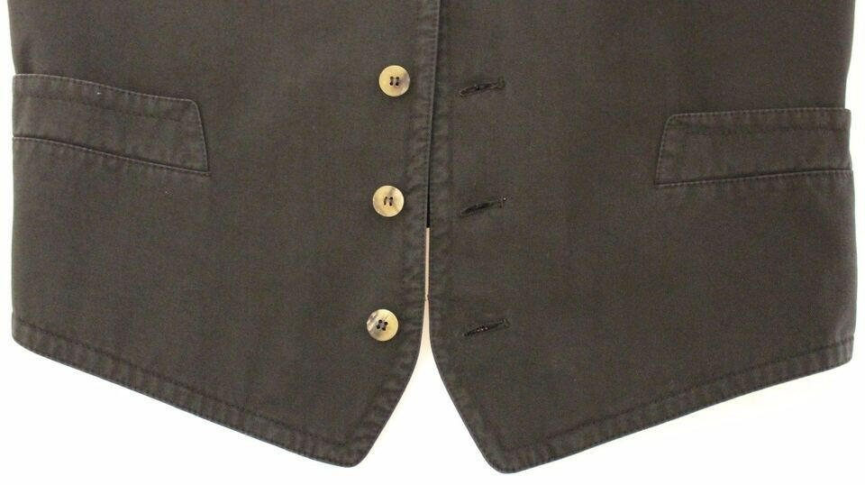 Dolce & Gabbana Black Cotton Blend Dress Vest Gilet -  Vests for Men Suits -  Dolce & Gabbana.