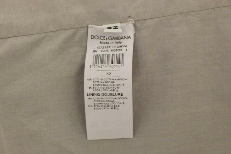 Dolce & Gabbana Beige Cotton Silk Blend Dress Vest Blazer -  Vests for Men Suits -  Dolce & Gabbana.