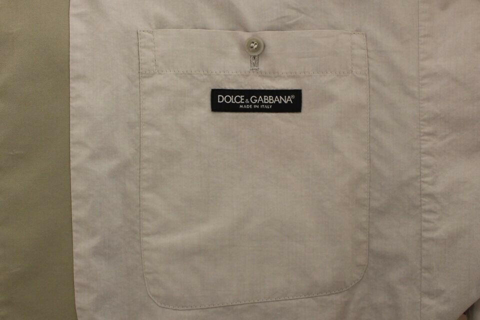 Dolce & Gabbana Beige Cotton Silk Blend Dress Vest Blazer -  Vests for Men Suits -  Dolce & Gabbana.