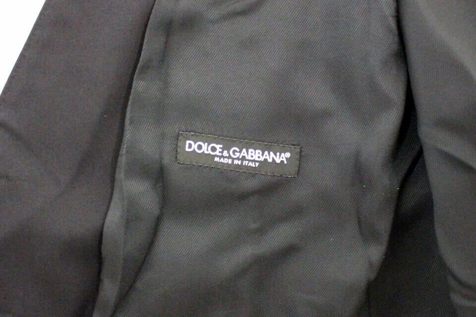 Dolce & Gabbana Blue Cotton Stretch Dress Vest Blazer -  Vests for Men Suits -  Dolce & Gabbana.