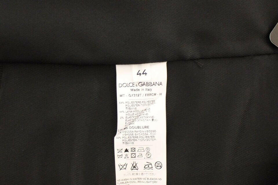 Dolce & Gabbana Gray Wool Stretch Dress Vest Blazer -  Vests for Men Suits -  Dolce & Gabbana.