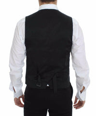 Dolce & Gabbana Gray Wool Stretch Dress Vest Jacket Blazer -  Vests for Men Suits -  Dolce & Gabbana.