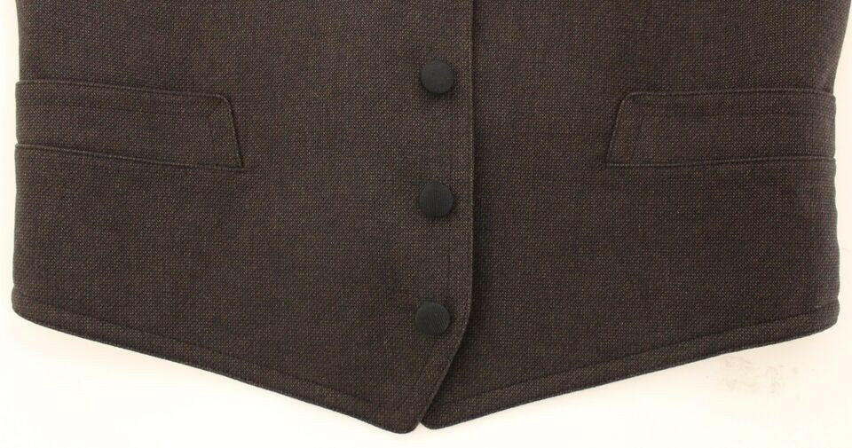 Dolce & Gabbana Brown Cotton Blend Dress Vest Gilet -  Vests for Men Suits -  Dolce & Gabbana.