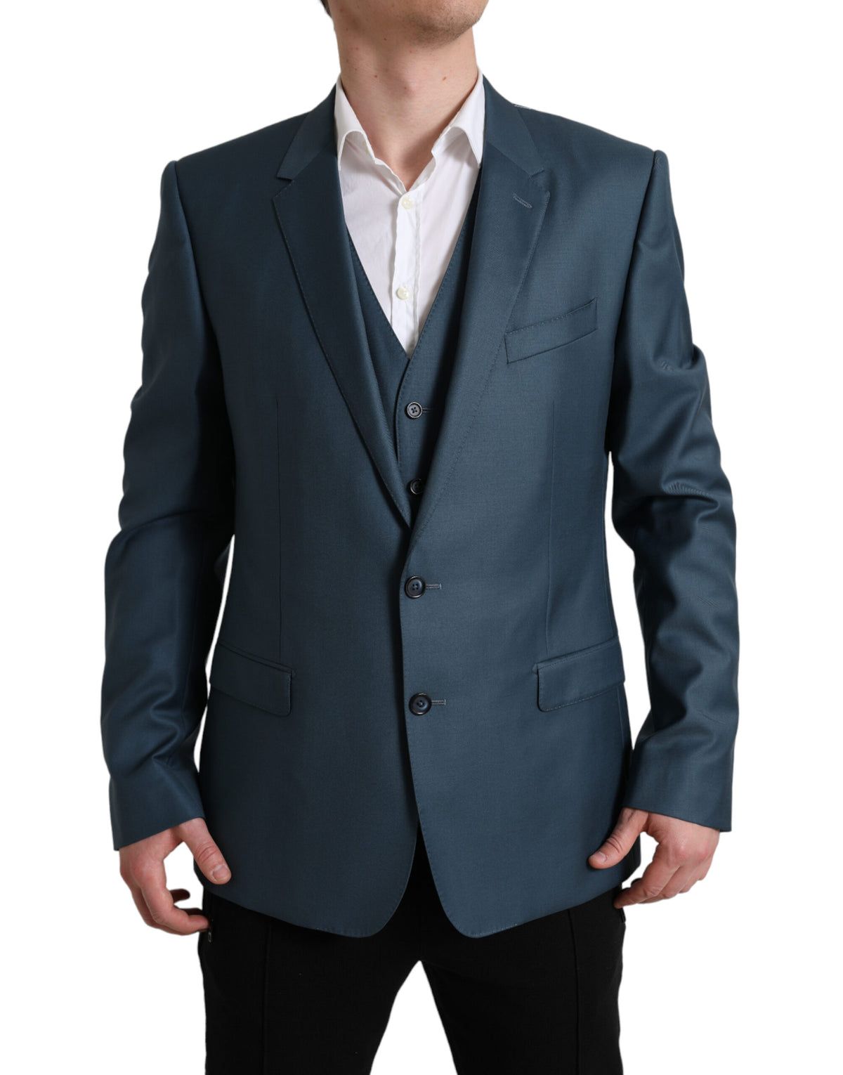 Dolce & Gabbana Green Single Breasted 2 Piece MARTINI Suit -   -  Dolce & Gabbana.