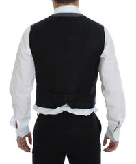 Dolce & Gabbana Gray Cotton Blend Logo Vest Gilet Weste -  Vests for Men Suits -  Dolce & Gabbana.