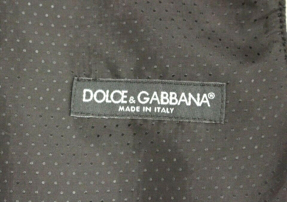 Dolce & Gabbana Gray Wool Blend Logo Vest Gilet Weste -  Vests for Men Suits -  Dolce & Gabbana.
