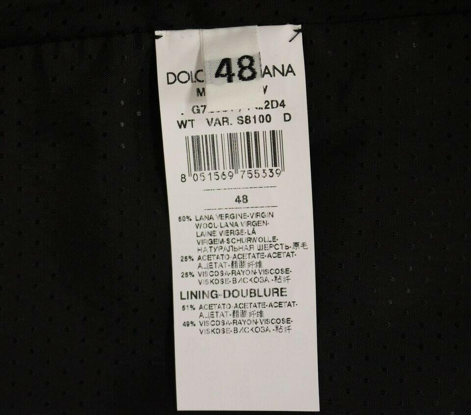 Dolce & Gabbana Gray Wool Blend Vest Gilet Weste -  Vests for Men Suits -  Dolce & Gabbana.