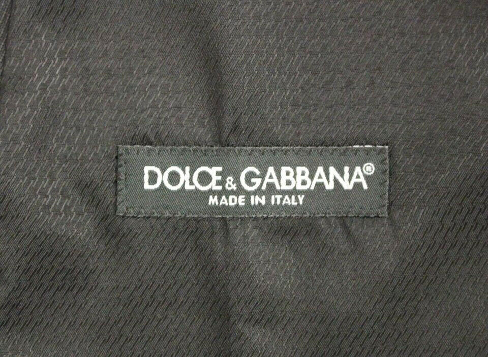 Dolce & Gabbana Gray Wool Formal Dress Vest Gilet Weste -  Vests for Men Suits -  Dolce & Gabbana.