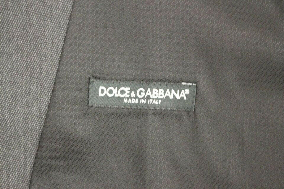Dolce & Gabbana Gray Wool Formal Dress Vest Gilet Weste -  Vests for Men Suits -  Dolce & Gabbana.