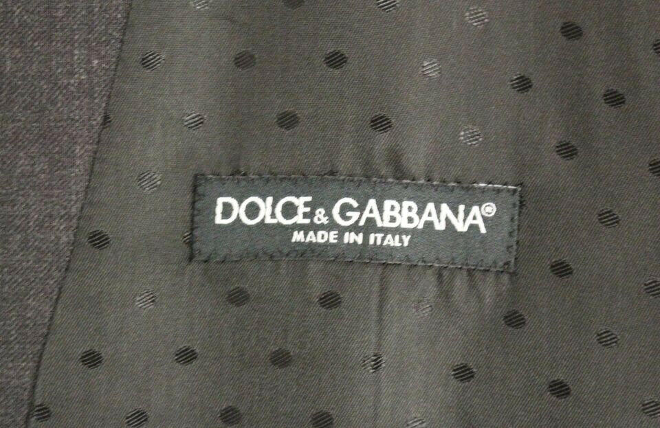 Dolce & Gabbana Gray Wool Formal Dress Vest Gilet Weste -  Vests for Men Suits -  Dolce & Gabbana.