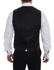 Dolce & Gabbana Gray Wool Formal Dress Vest Gilet Weste -  Vests for Men Suits -  Dolce & Gabbana.