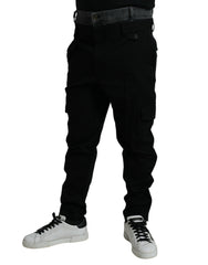 Dolce & Gabbana Black Gray slim Cotton Denim Jeans -   -  Dolce & Gabbana.