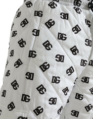 Dolce & Gabbana White Logo DG Print Men Jogger Sweatpants Pants -   -  Dolce & Gabbana.