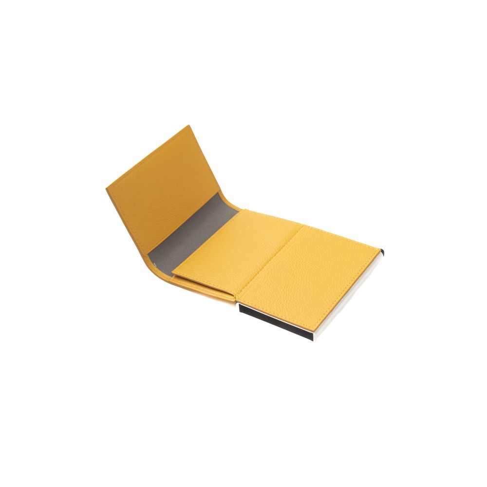 Cerruti 1881 Yellow Calfskin Men Wallet -  Leather Wallet for Men -  Cerruti 1881.