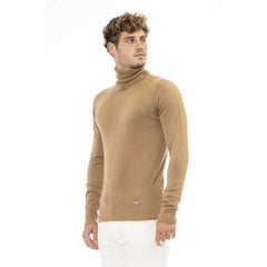 Baldinini Trend Beige Modal Men Sweater -   -  Baldinini Trend.