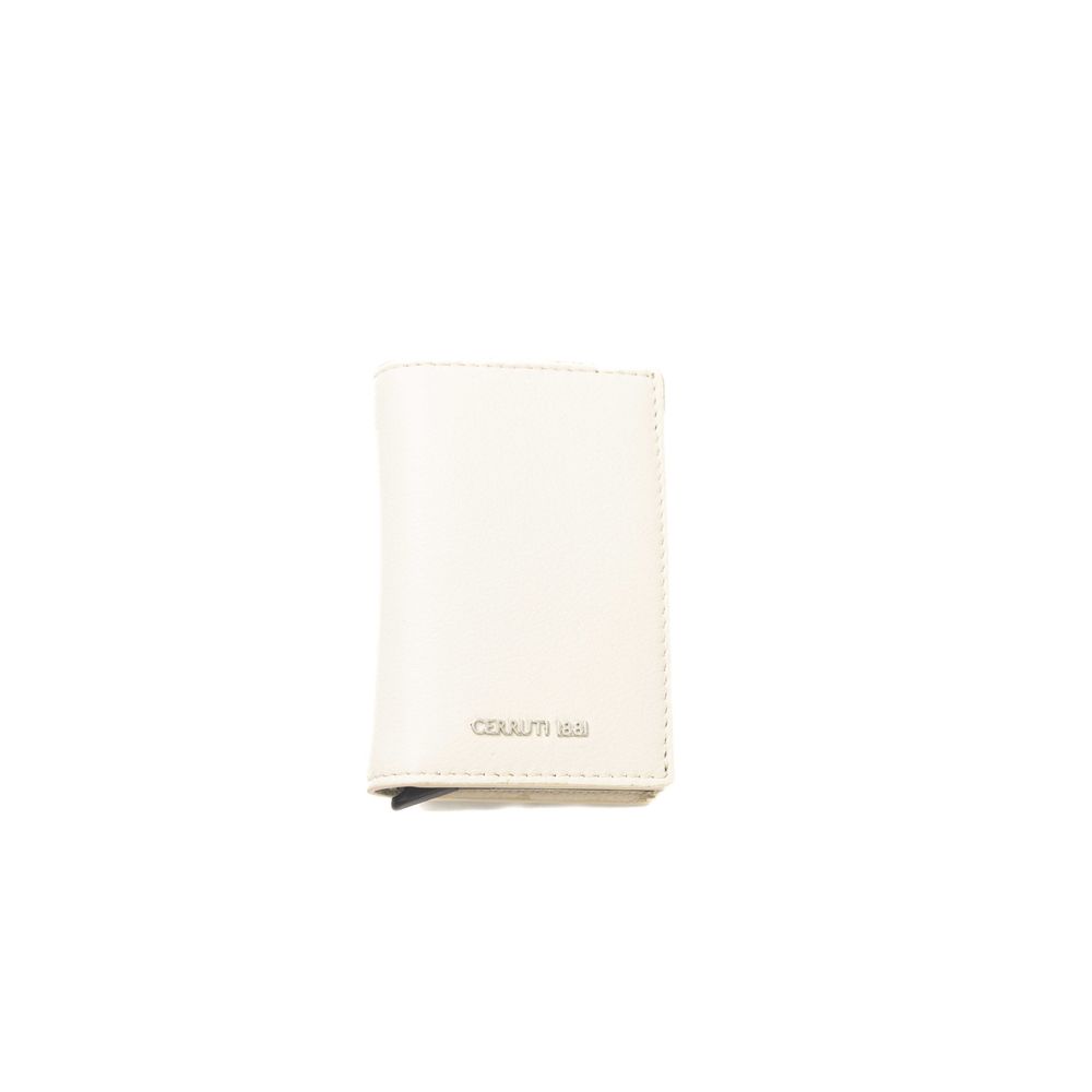 Cerruti 1881 Beige Calfskin Men Wallet -  Leather Wallet for Men -  Cerruti 1881.