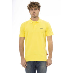 Baldinini Trend Yellow Cotton Men Polo Shirt -   -  Baldinini Trend.