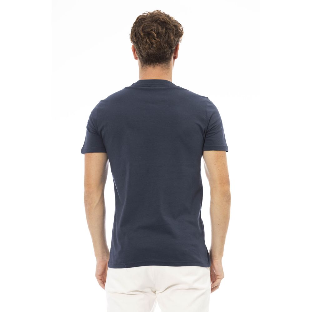 Baldinini Trend Blue Cotton Men T-Shirt -   -  Baldinini Trend.
