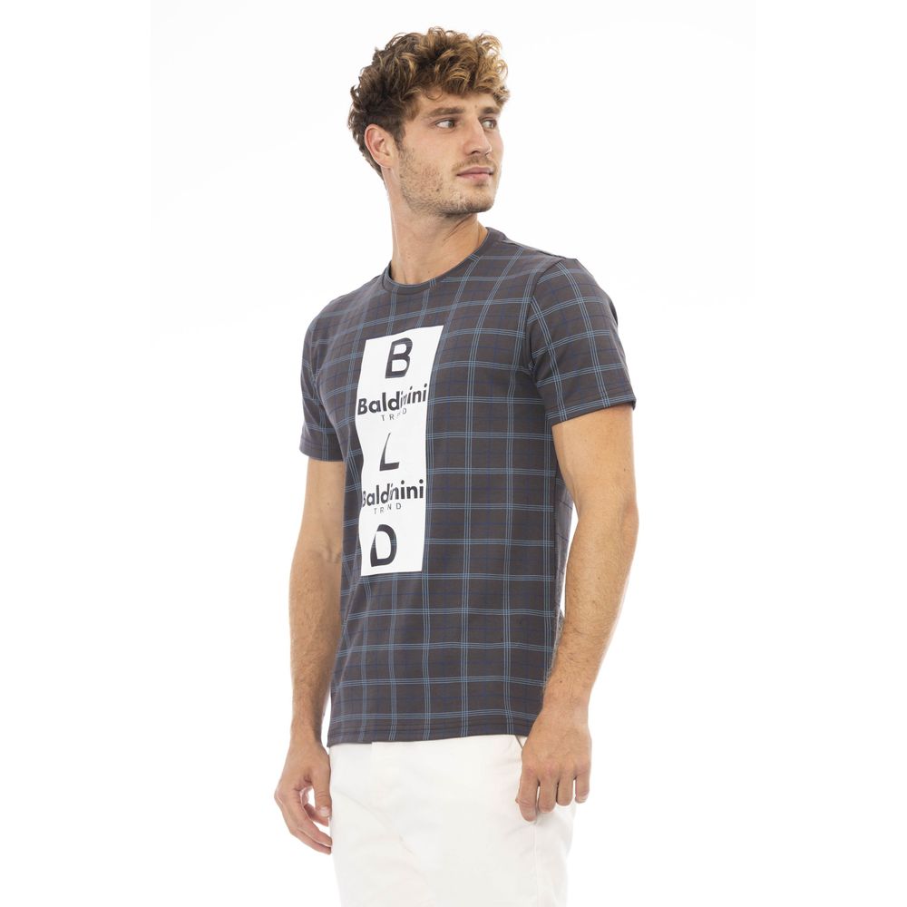 Baldinini Trend Gray Cotton Men T-Shirt -   -  Baldinini Trend.