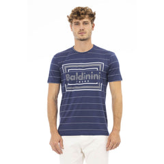 Baldinini Trend Blue Cotton Men T-Shirt -   -  Baldinini Trend.