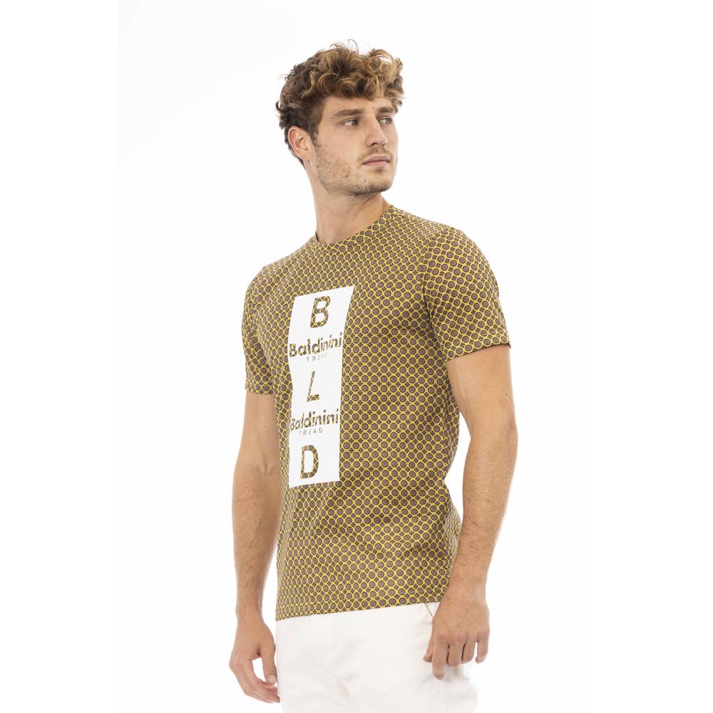 Baldinini Trend Yellow Cotton Men T-Shirt -   -  Baldinini Trend.