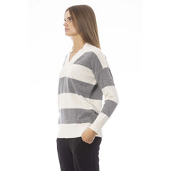 Baldinini Trend Gray Wool Women Sweater -   -  Baldinini Trend.