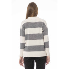 Baldinini Trend Gray Wool Women Sweater -   -  Baldinini Trend.