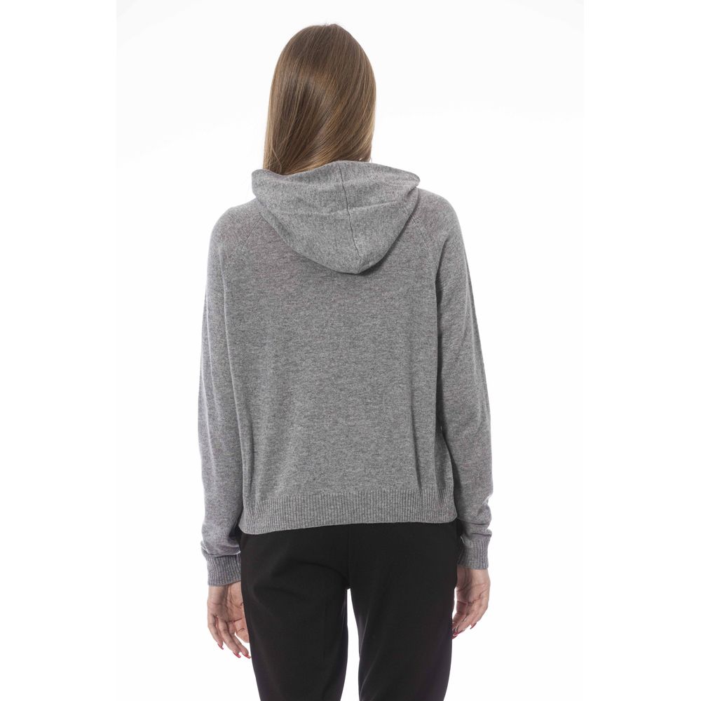 Baldinini Trend Gray Wool Women Sweater -   -  Baldinini Trend.