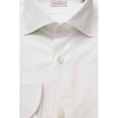 Bagutta White Cotton Men Shirt -   -  Bagutta.