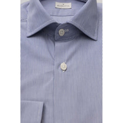 Bagutta Light Blue Cotton Men Shirt -   -  Bagutta.